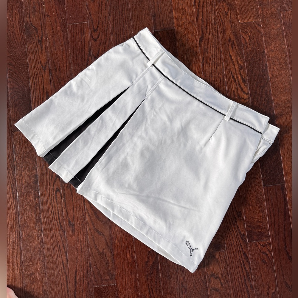 NWT ⛳️ Puma Women's White Pleated Skort